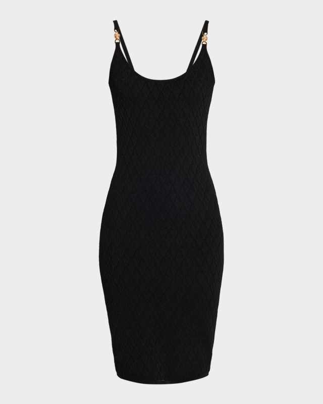 Knit Jacquard Midi Dress